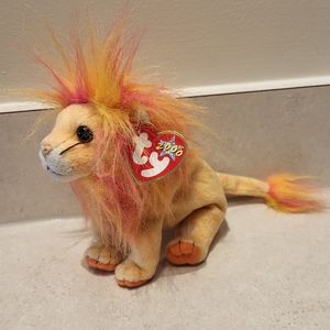 Bushy the Lion 2000 Ty Beanie Baby Plush